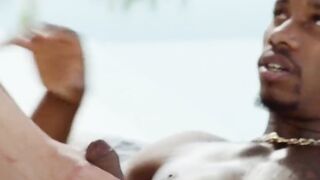 BLACKED huge african penis-liking Long Boobed Blonde seduces handsome stranger