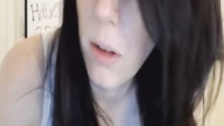 Beautiful Bae goddess Beauty Riding Her Sex Toy Dildo