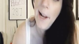 Beautiful Bae goddess Beauty Riding Her Sex Toy Dildo