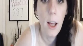 Beautiful Bae goddess Beauty Riding Her Sex Toy Dildo