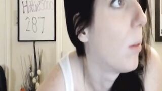 Beautiful Bae goddess Beauty Riding Her Sex Toy Dildo