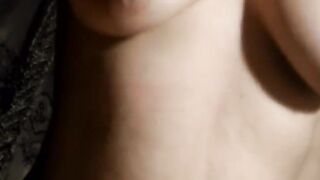 Fat stepmom uses a dildo on her tunnel