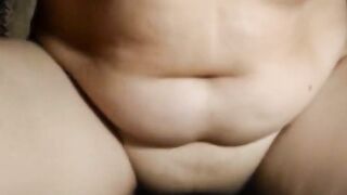 Fat stepmom uses a dildo on her tunnel
