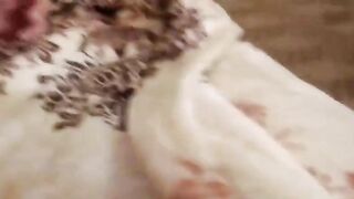 Fat stepmom uses a dildo on her tunnel