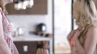 White Tgirl Erica fucks Destinys wet pussy