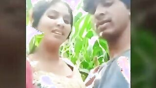 Indian Village couple outdoor sex