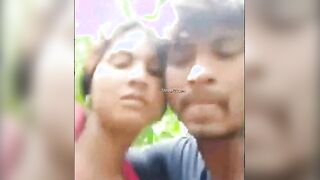 Desi Indian Outdoor kissing Join Our telegram channel @rehana980