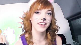 LETSDOEIT Easter Bunny Anny Aurora Rides Huge Penis On The