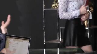 Bombshell Secretary Getting Gangbanged Hard During Business Seen