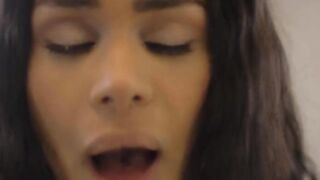 Slutty babes make a threesome anal sex