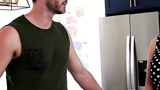 A voluptuous MILF greets her new neighbor with a cherry pie and a wet pussy.