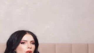 White Hot Chick Plays With Her Shaved Pussy
