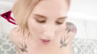 Reality Kings - Tattooed blonde teens Stella Raee needs a cock fast