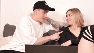 Won a Blowjob in a Dispute with her