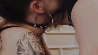 PERVERTED TEEN IN FISHNETS FUCKS HARD