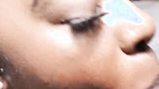 damm texas chocolate freak ambitious booty some serious blowjob game