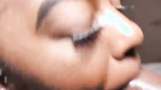 damm texas chocolate freak ambitious booty some serious blowjob game
