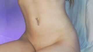 Petite Blonde Toys Shaved Pussy and Ass
