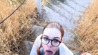 Sucking Cock with a View of the Sea Blow