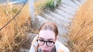 Sucking Cock with a View of the Sea Blow