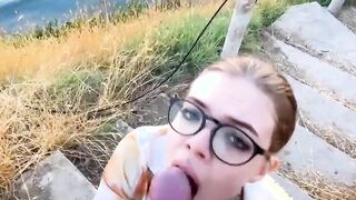 Sucking Cock with a View of the Sea Blow