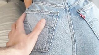 Fucked a Girl at Home Cum on her Ass in