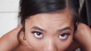 Reality Kings - Alleyway Nympho asain Vina Sky deepthroats gigantic cock