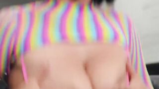 Reality Kings - Thicc gigantic tit round booty latina Sahara Leone ride cock