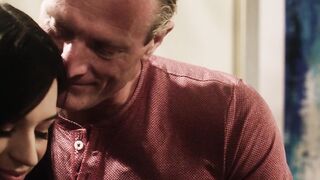 Stepdad has a dirty job for stepdaughter