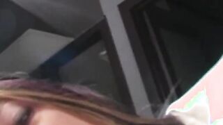 Hot stepsister offer an irresistible Bae blowjob in POV
