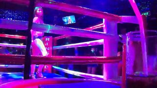 Midget boxing with fucking the ring girl