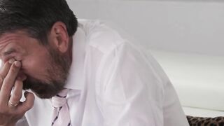 Athena Offer Her Step Dad Some Stress Relief