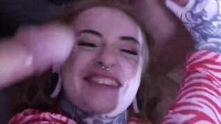 Azura Alii shows anal swallows and spank