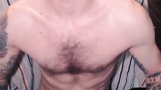 Sexy American Dady masturbating Part 1 doing a Cam Show