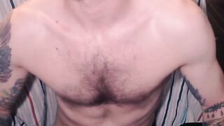 Sexy American Dady masturbating Part 1 doing a Cam Show