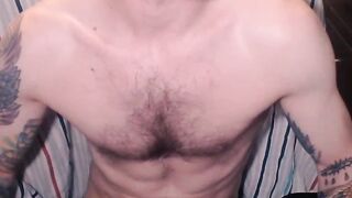 Sexy American Dady masturbating Part 1 doing a Cam Show