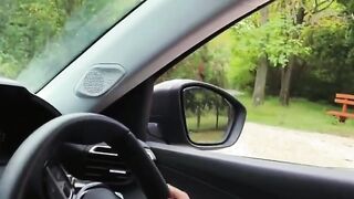 Open the ass for a stranger in the car 2