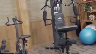 MOFOS - Asian Gym skank Ember Snow gets post workout pounding