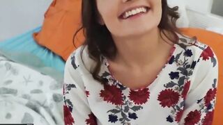 MOFOS - Point Of View 19 yo Adria Rae take mouth of cum for vip