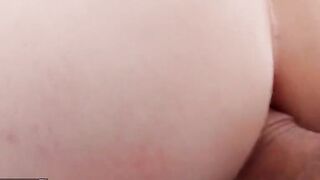 MOFOS - amateur Lana Bunny gets tight butt stretched in the kitchen