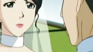 Horny housewife takes care of her man