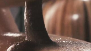 Abella Gets A Beauty Oil Rubdown two