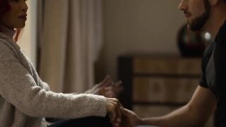 Trans stepmom taste her stepsons cock
