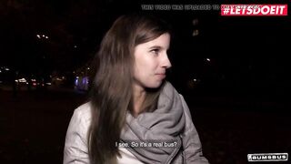 BUMS BUS - Rough Van Plowed With goddess German 19 Year Old Vanda Angel