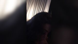 Keep blowing off after he jizzes then suck it all out