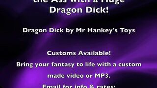 Fucking my Transsexual lover Cassie with a mr Hankey's Sex Sex Toy