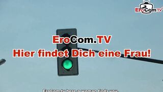 DEUTSCHE SCHLAMPE ABGESCHLEPPT - german blonde tattoo slut pick up point of