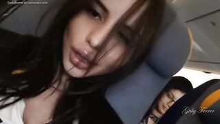 Hottie Latina plays with Pussy and Big Breasts in Outside