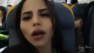 Hottie Latina plays with Pussy and Big Breasts in Outside