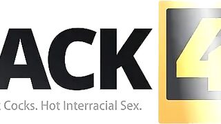 BLACK4K. Evelina Darling calls all friends but comes only black bro